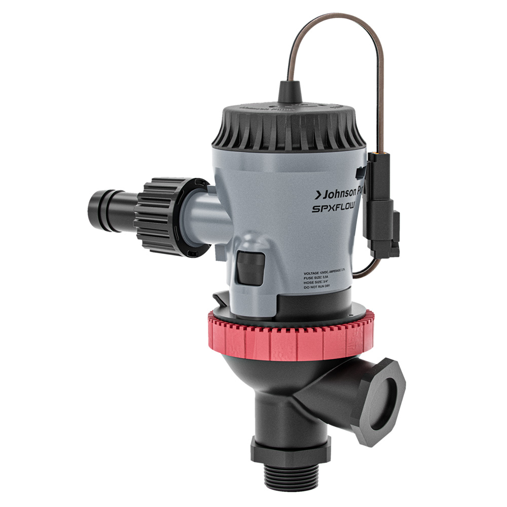 Johnson Pump Aqua O2 Twin Port 500 GPH Aerator Pump - Flex Mount - 12V Johnson Pump Aqua O2 Twin Port 500 GPH Aerator Pump - Flex Mount - 12V - Imagen 1