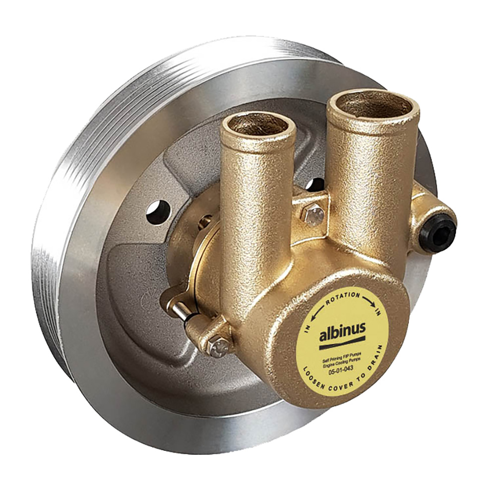 Albin Group Engine Cooling Pump f/Volvo Gas Serpentine Belt 1 Groove Albin Group Engine Cooling Pump f/Volvo Gas Serpentine Belt 1 Groove - Imagen 1