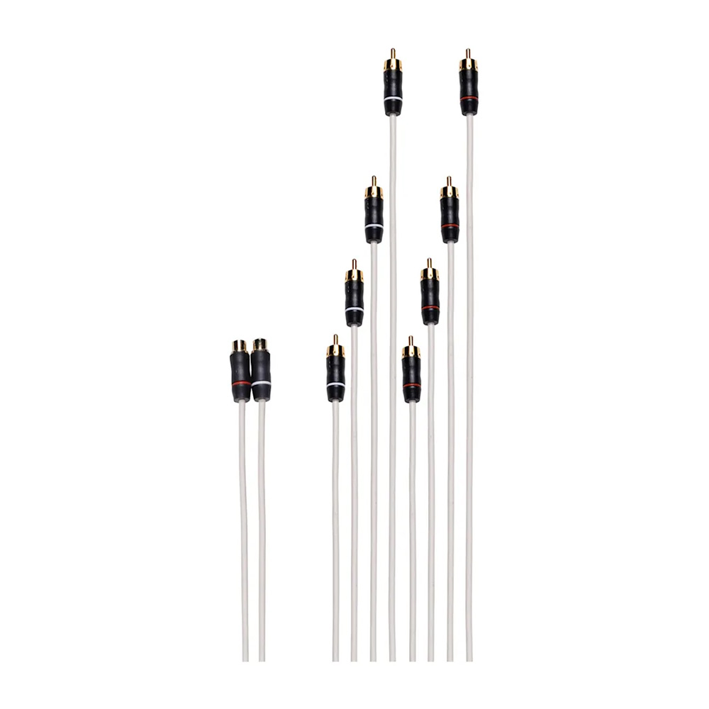 Fusion Performance RCA Cable - Dual Female to 8-Way Male Fusion Performance RCA Cable - Dual Female to 8-Way Male - Imagen 1