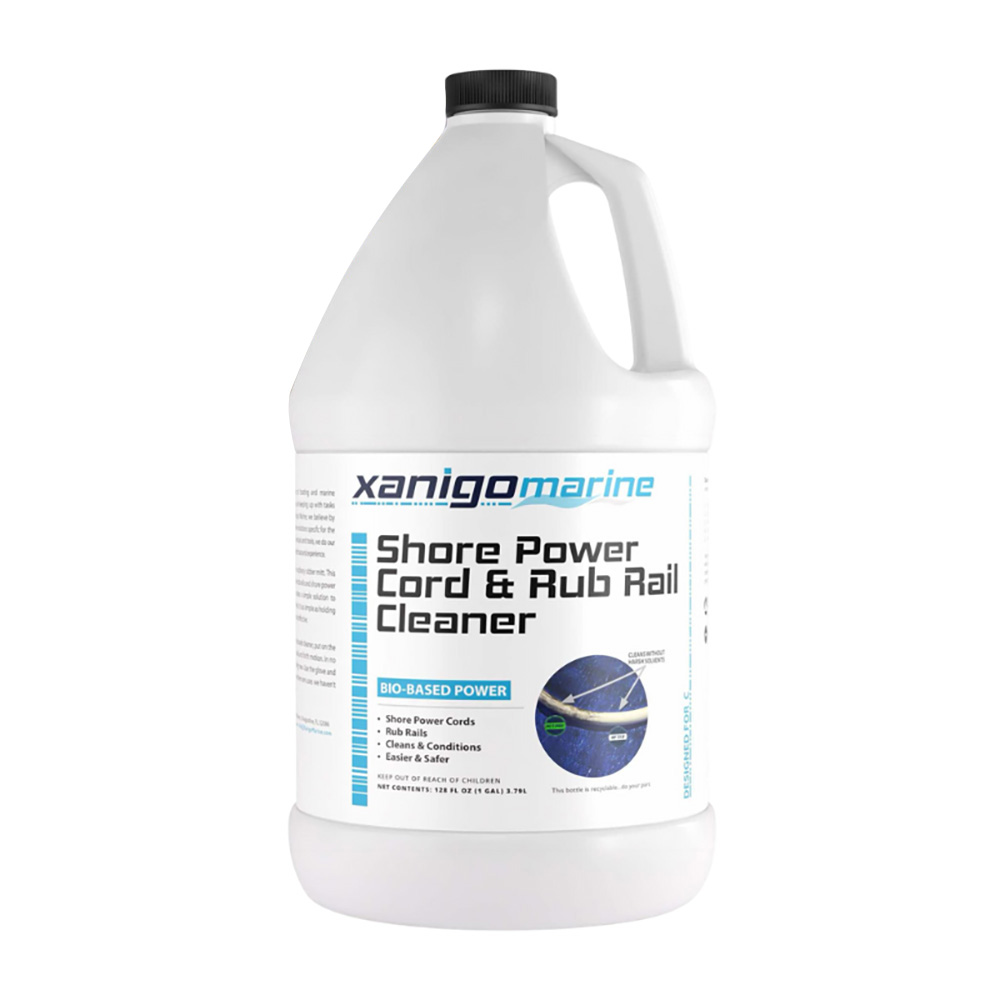 Xanigo Marine Shore Power Cord & Rub Rail Cleaner - 1 Gallon Xanigo Marine Shore Power Cord & Rub Rail Cleaner - 1 Gallon - Imagen 1