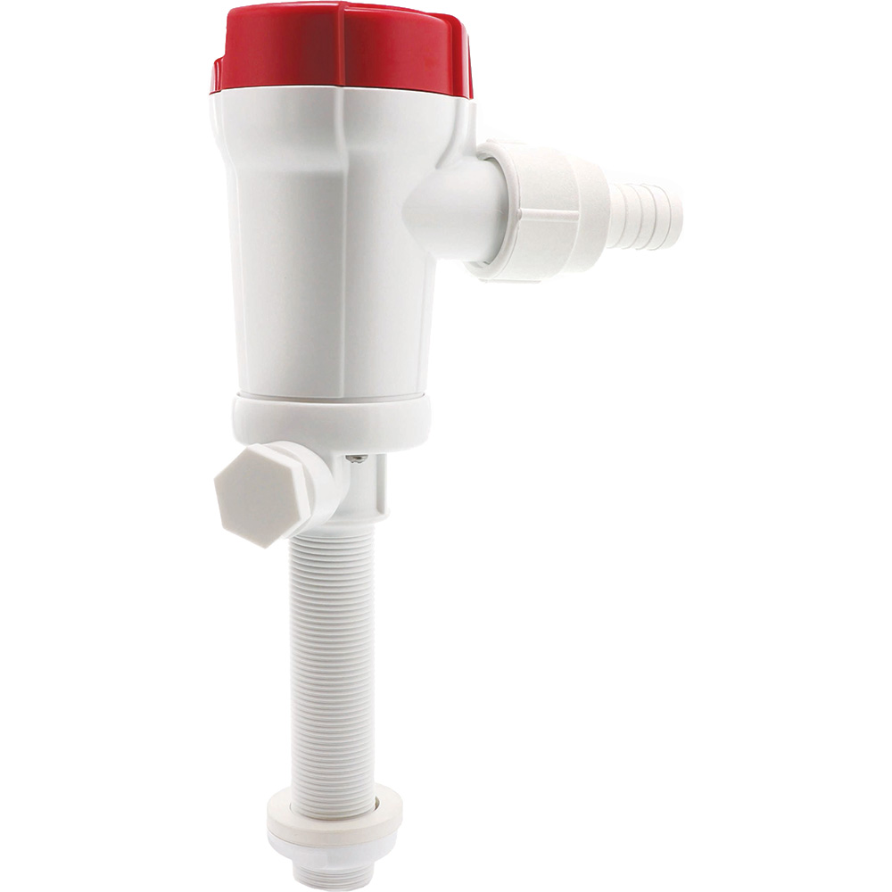 Rule 500 GPH Livewell Pump Straight Thru-Hull Inlet Rule 500 GPH Livewell Pump Straight Thru-Hull Inlet - Imagen 1