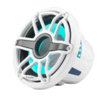 JL Audio M6 10" Marine Subwoofer w/Gloss White Sport Grille & Transflective™ LED Lighting - M6-10W-S-GwGw-i-4
