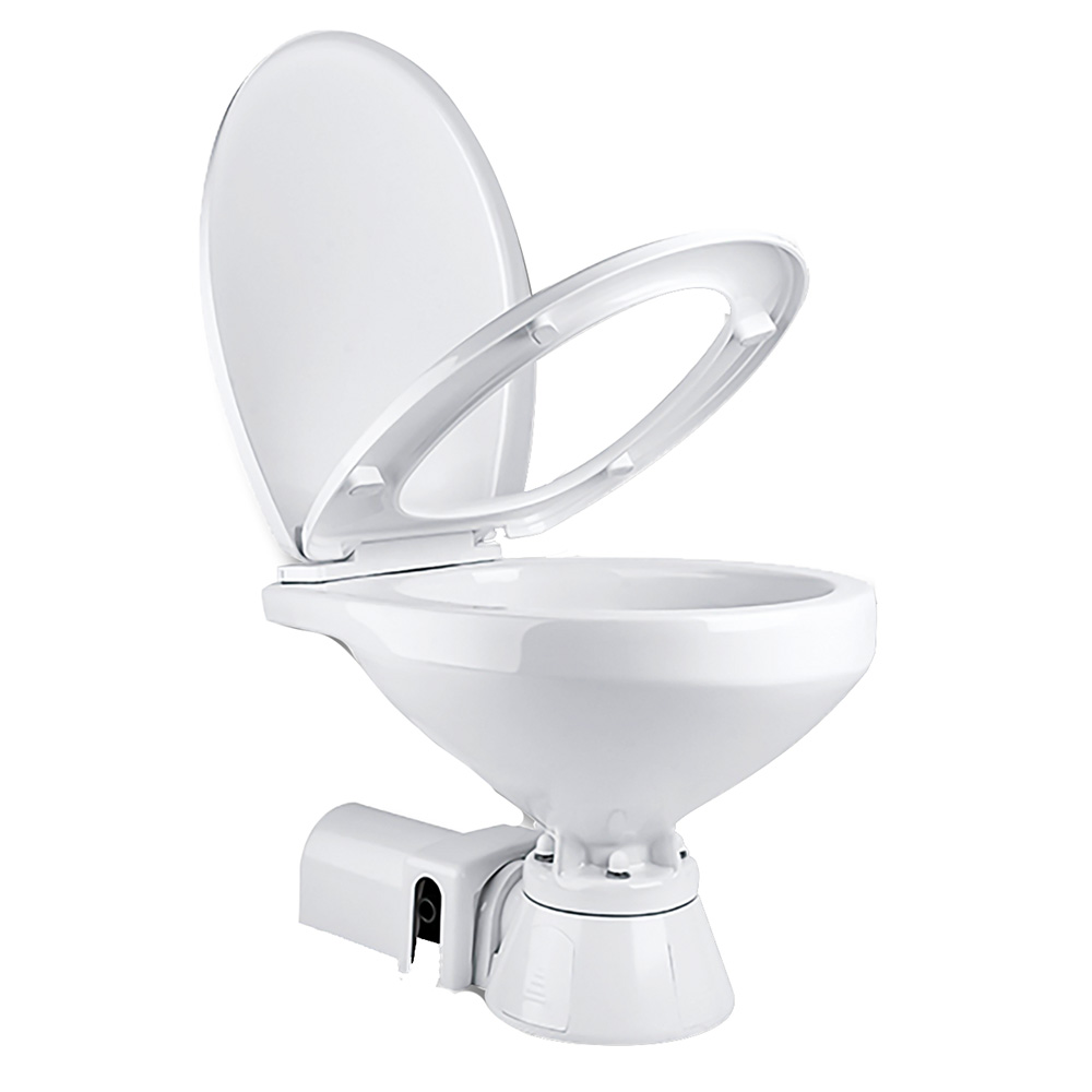 Commodore Electric Marine Toilet - Rear Macerator - Regular Size Commodore Electric Marine Toilet - Rear Macerator - Regular Size - Imagen 1