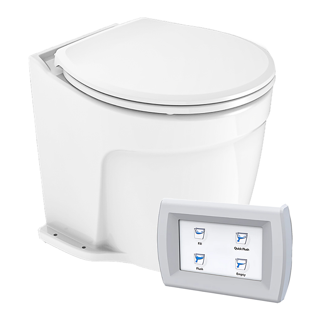 Commodore Deluxe Flush Electric Toilet - Raw Water Pump Commodore Deluxe Flush Electric Toilet - Raw Water Pump - Imagen 1