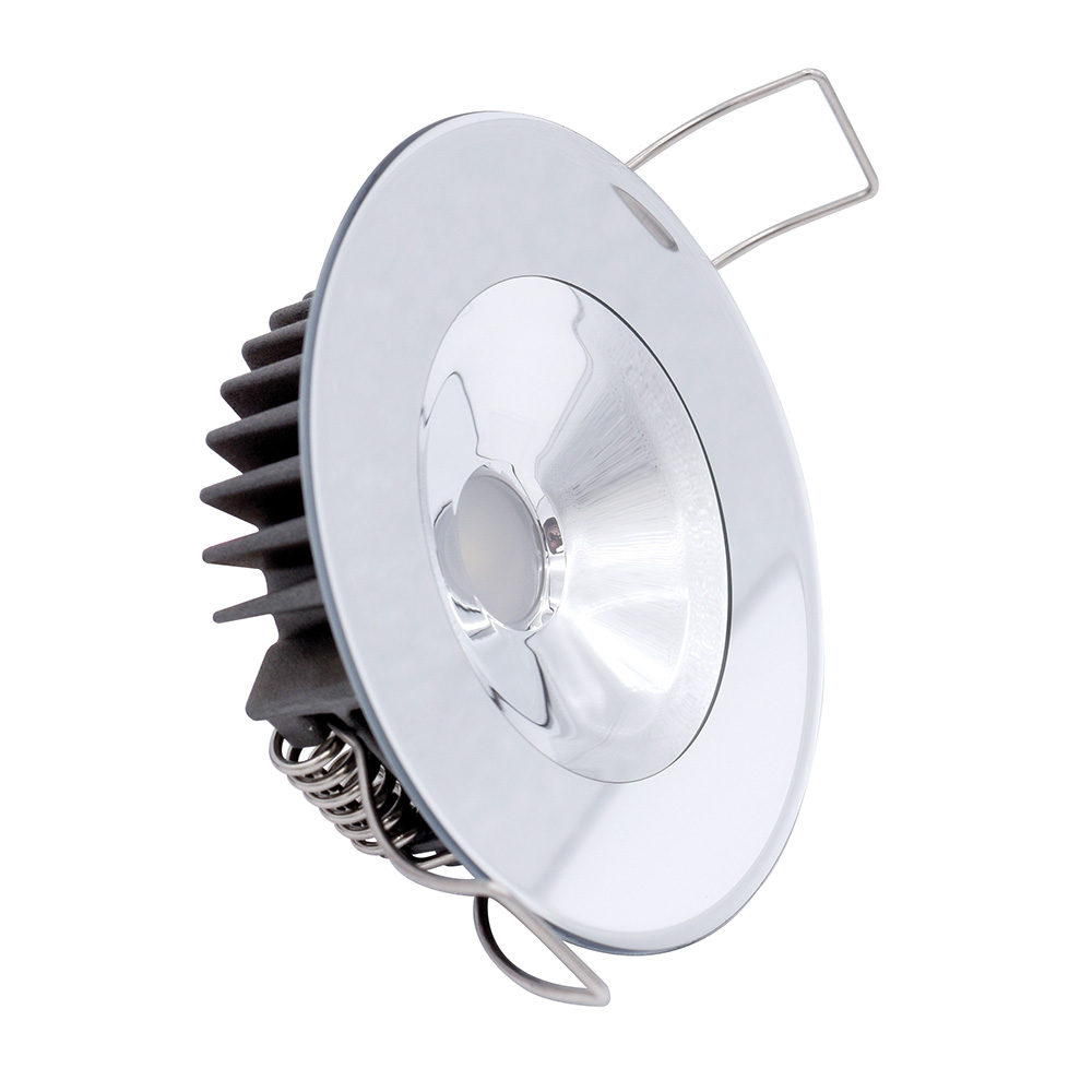 Lumitec Illusion Flush Mount LED Down Light - Spectrum RGBW - Warm White - Mirrored Housing Lumitec Illusion Flush Mount LED Down Light - Spectrum RGBW - Warm White - Mirrored Housing - Imagen 1