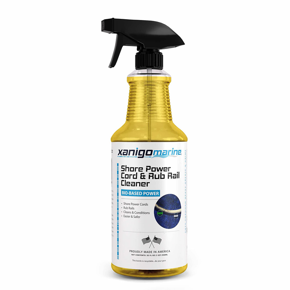 Xanigo Marine Shore Power Cord & Rub Rail Cleaner - 32oz Xanigo Marine Shore Power Cord & Rub Rail Cleaner - 32oz - Imagen 1