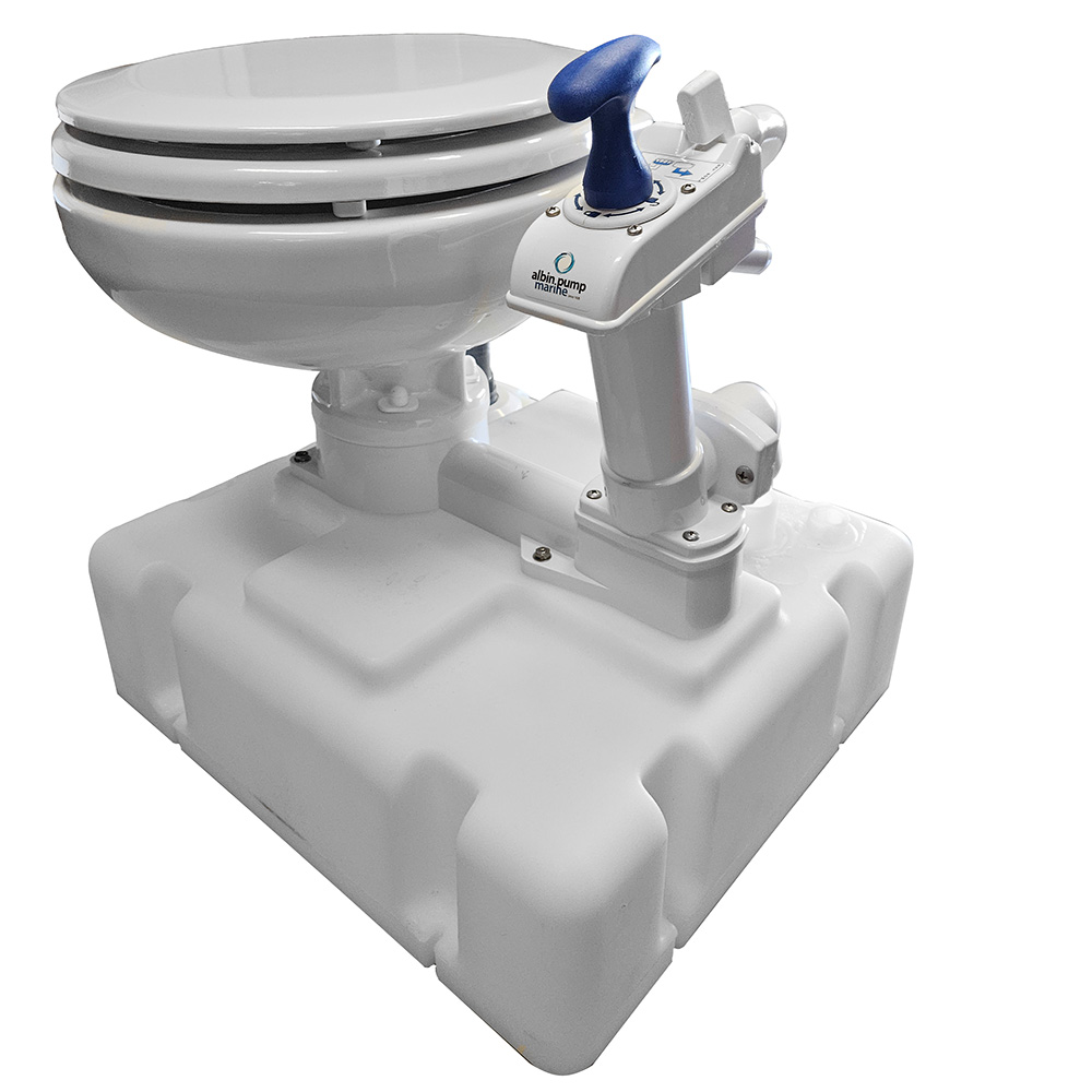 Albin Group Voyager Manual Toilet System w/Tank Albin Group Voyager Manual Toilet System w/Tank - Imagen 1