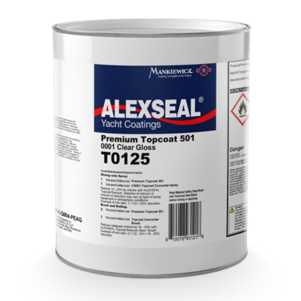 Premium Topcoat 501 - Clear Base - Quart