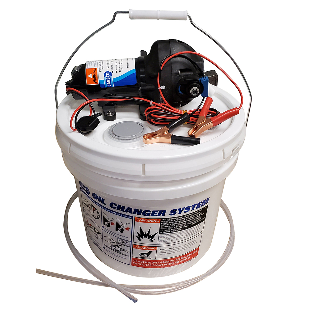 Jabsco DIY Oil Change System w/Pump & 3.5 Gallon Bucket Jabsco DIY Oil Change System w/Pump & 3.5 Gallon Bucket - Imagen 1