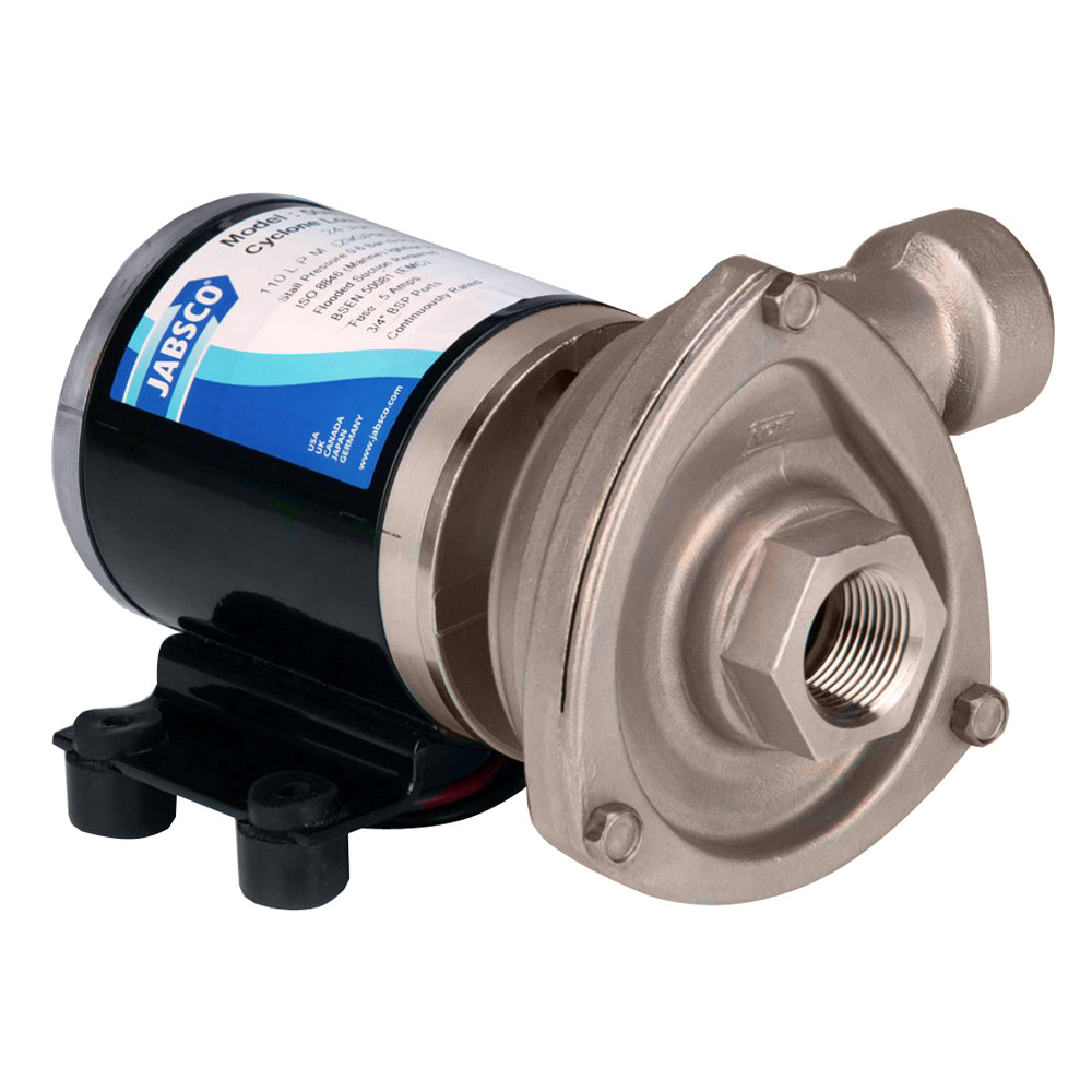 Jabsco Low Pressure Cyclon Centrifugal Pump - 12V Jabsco Low Pressure Cyclon Centrifugal Pump - 12V - Imagen 1