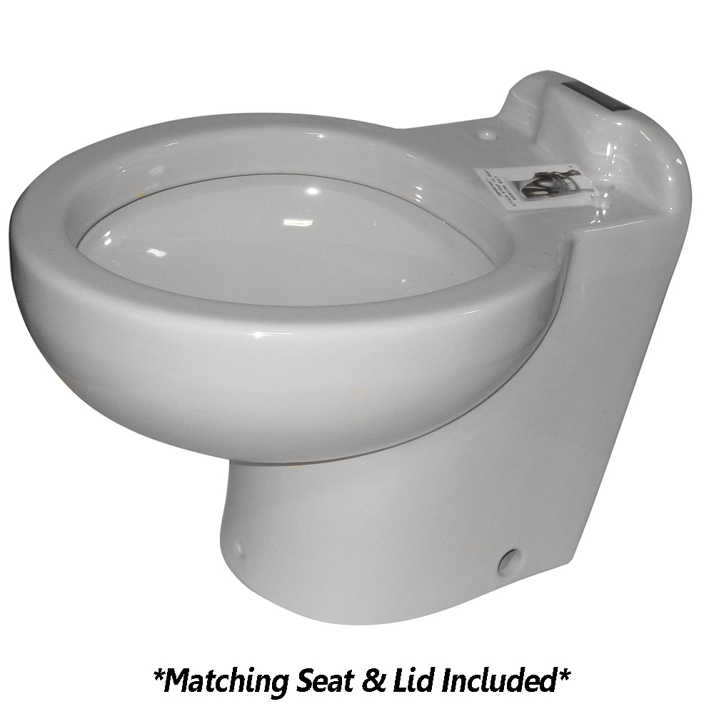 Raritan Marine Elegance - Household Style - White - Fresh or Saltwater - Smart Toilet Control - 12v Raritan Marine Elegance - Household Style - White - Fresh or Saltwater - Smart Toilet Control - 12v - Imagen 1