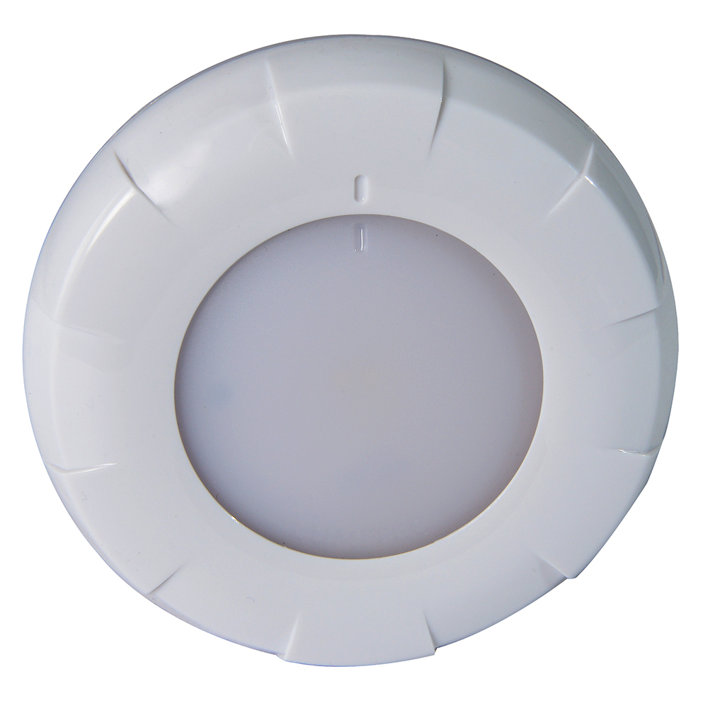 Lumitec Aurora LED Dome Light - White Finish - White/Red Dimming Lumitec Aurora LED Dome Light - White Finish - White/Red Dimming - Imagen 1