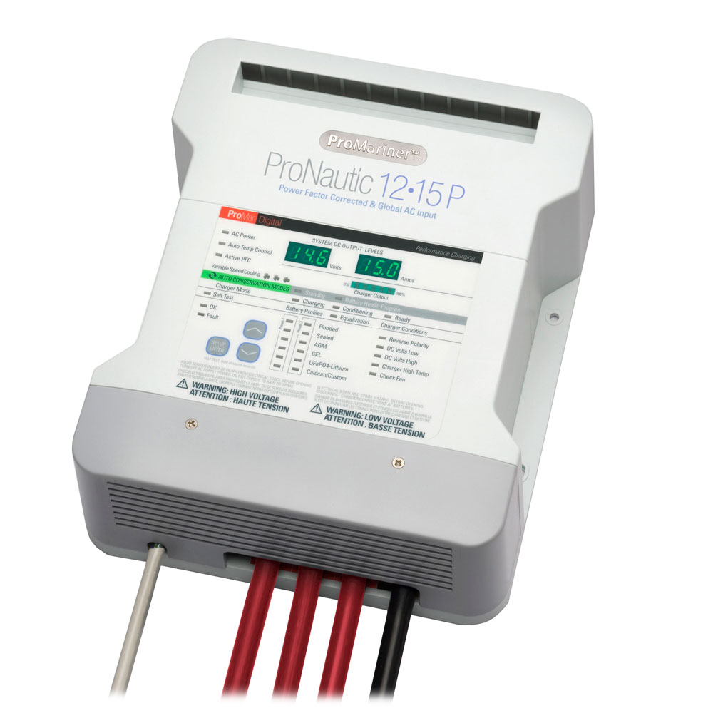 ProMariner ProNautic 1215P 15 Amp 3 Bank Battery Charger ProMariner ProNautic 1215P 15 Amp 3 Bank Battery Charger - Imagen 1