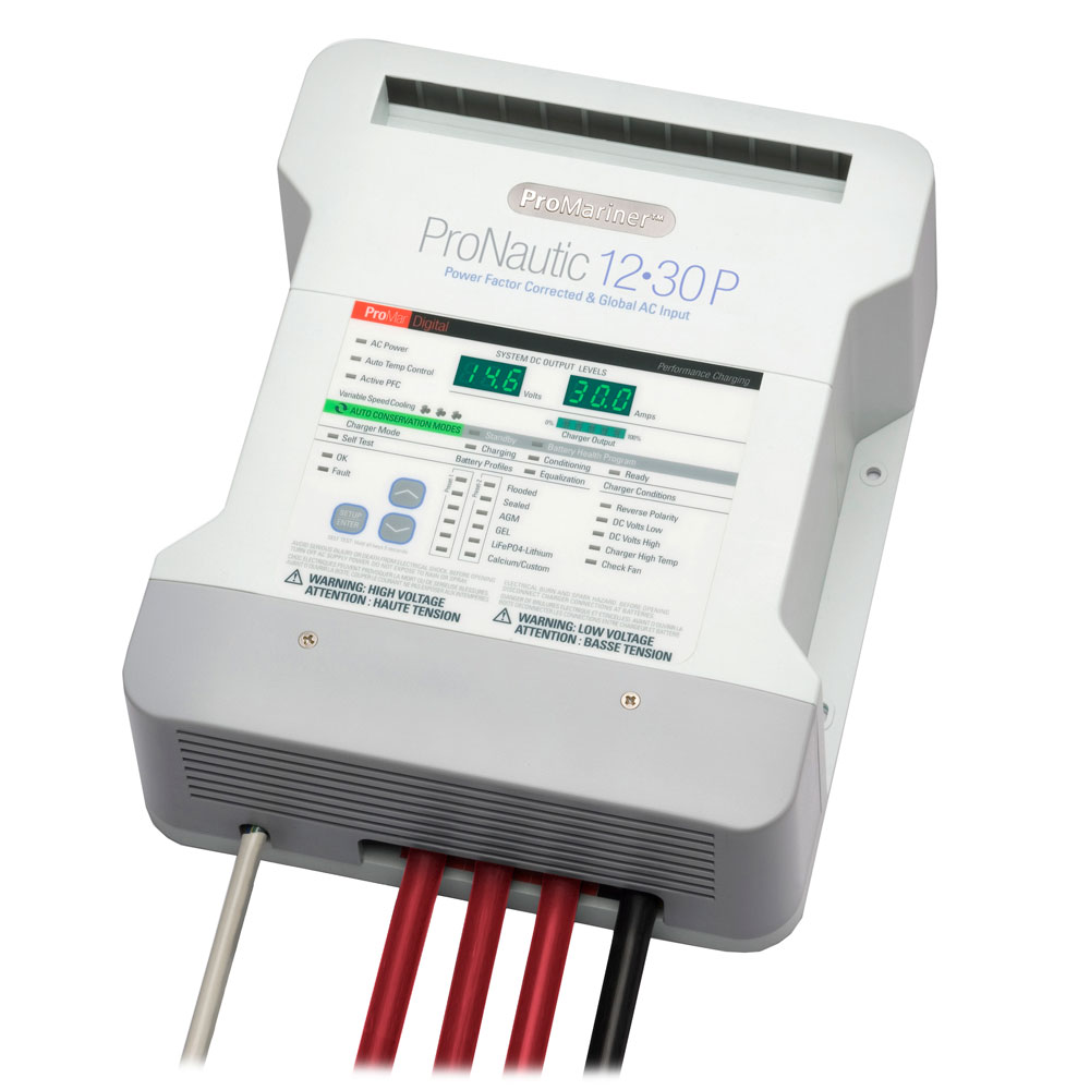 ProMariner ProNautic 1230P 30 Amp 3 Bank Battery Charger ProMariner ProNautic 1230P 30 Amp 3 Bank Battery Charger - Imagen 1