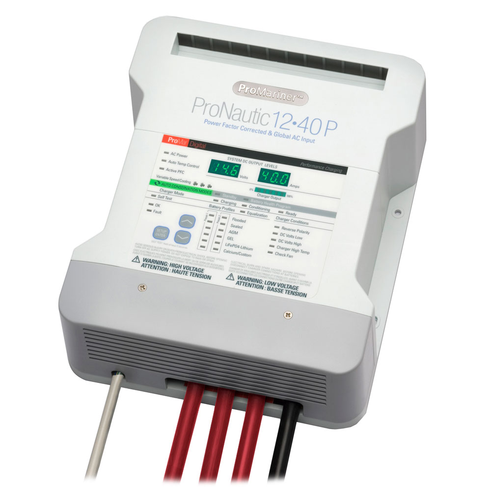 ProMariner ProNautic 1240P 40 Amp 3 Bank Battery Charger ProMariner ProNautic 1240P 40 Amp 3 Bank Battery Charger - Imagen 1