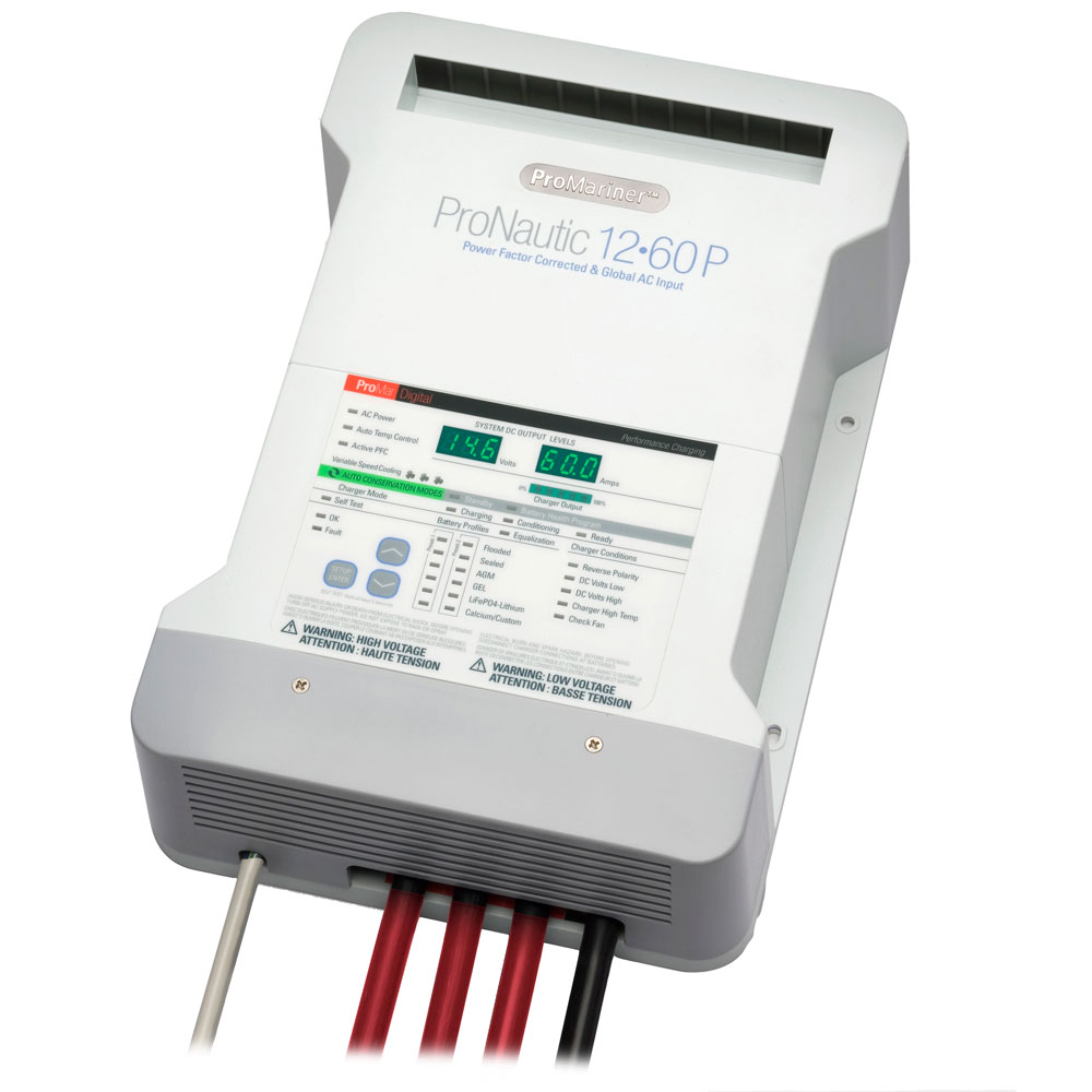 ProMariner ProNautic 1260P 60 Amp 3 Bank Battery Charger ProMariner ProNautic 1260P 60 Amp 3 Bank Battery Charger - Imagen 1