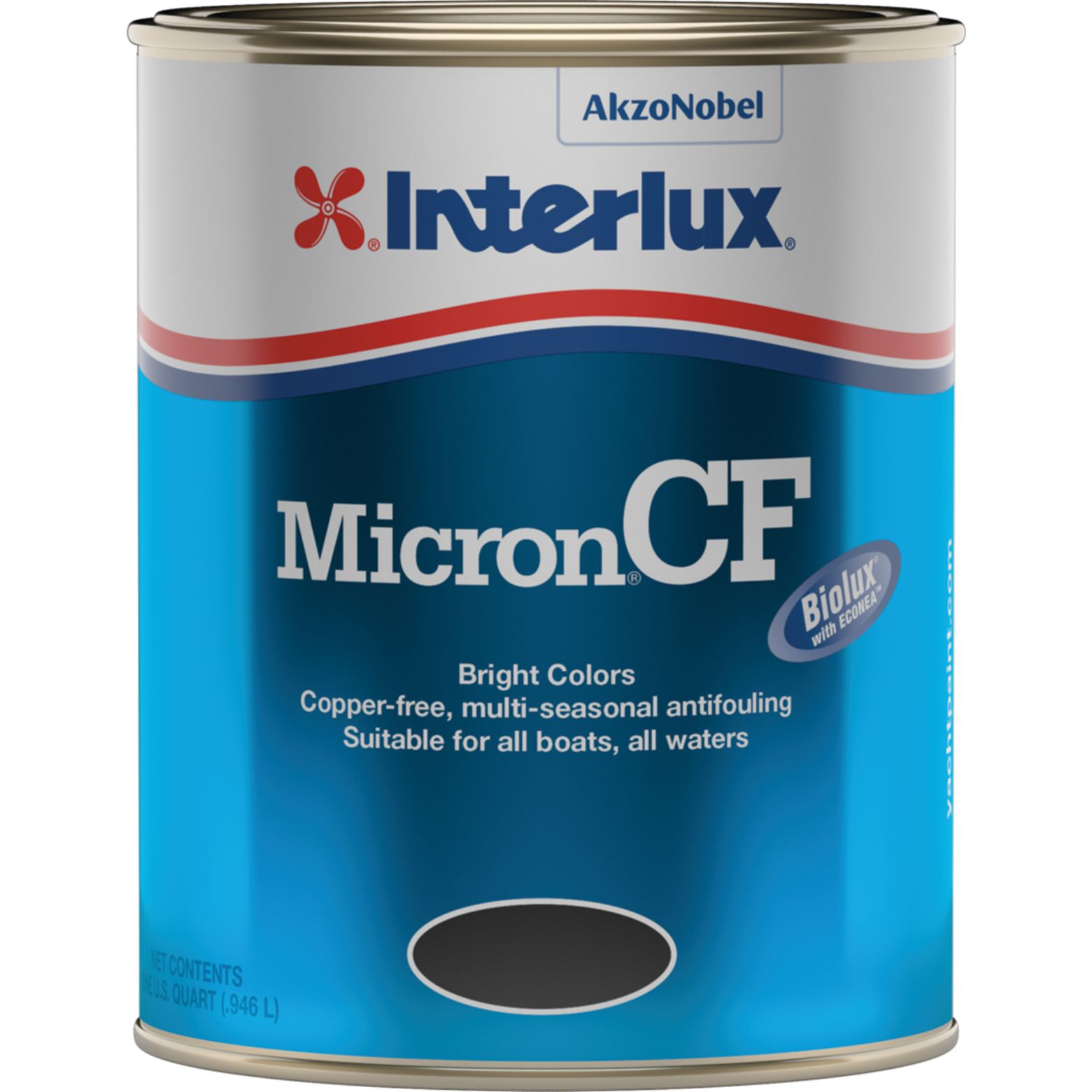 Micron CF Copper-Free Ablative Antifouling Paint - Red, Gallon Micron CF Copper-Free Ablative Antifouling Paint - Red, Gallon - Imagen 1