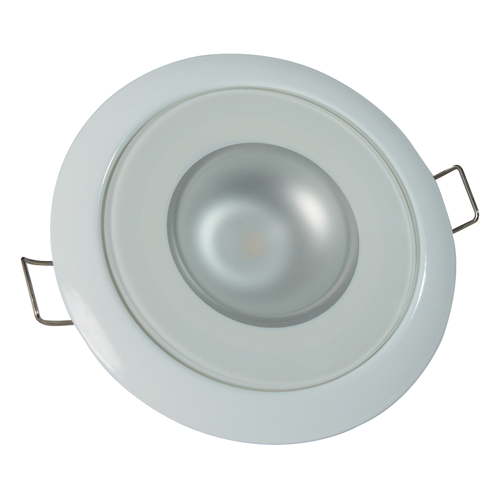 Lumitec Mirage - Flush Mount Down Light - Glass Finish/White Bezel - Warm White Dimming Lumitec Mirage - Flush Mount Down Light - Glass Finish/White Bezel - Warm White Dimming - Imagen 1