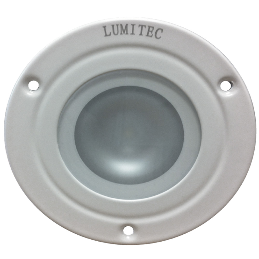 Lumitec Shadow - Flush Mount Down Light - White Finish - 3-Color Red/Blue Non-Dimming w/White Dimming Lumitec Shadow - Flush Mount Down Light - White Finish - 3-Color Red/Blue Non-Dimming w/White Dimming - Imagen 1