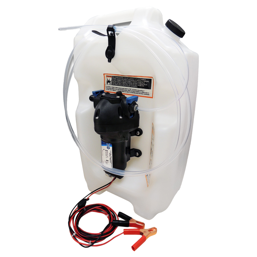 Jabsco Flat Tank Oil Changer System - 3-1/2 Gallon Tank - 12V Jabsco Flat Tank Oil Changer System - 3-1/2 Gallon Tank - 12V - Imagen 1