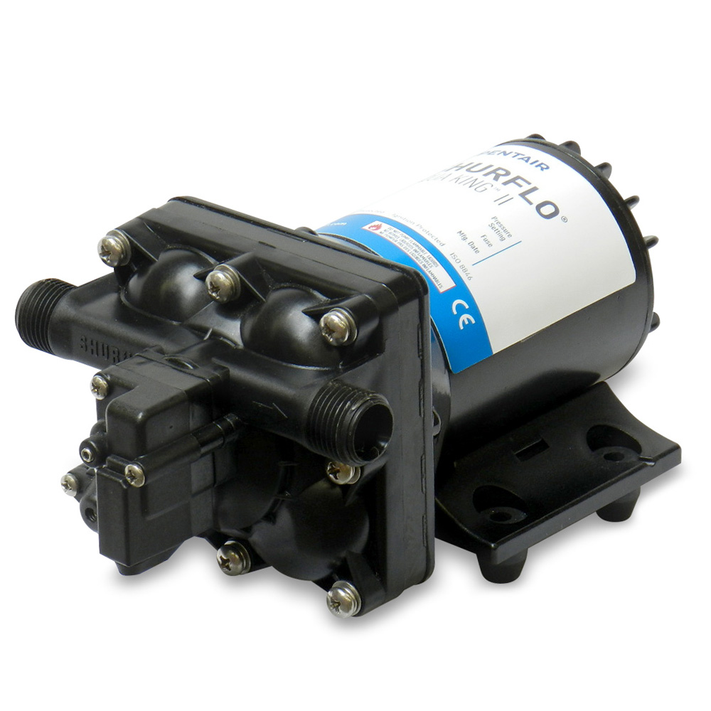 Shurflo by Pentair AQUA KING™ II Junior Fresh Water Pump - 12 VDC, 2.0 GPM Shurflo by Pentair AQUA KING™ II Junior Fresh Water Pump - 12 VDC, 2.0 GPM - Imagen 1