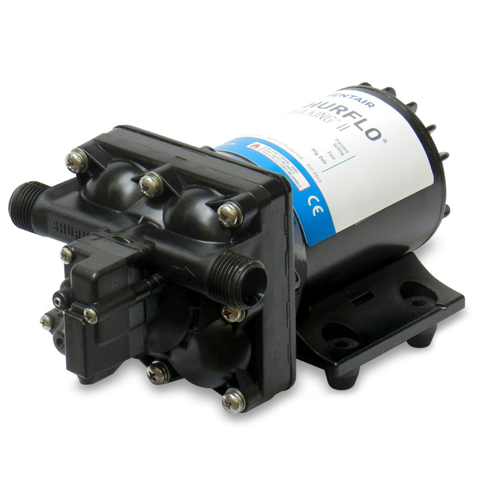 Shurflo by Pentair AQUA KING™ II Standard Fresh Water Pump - 12 VDC, 3.0 GPM Shurflo by Pentair AQUA KING™ II Standard Fresh Water Pump - 12 VDC, 3.0 GPM - Imagen 1