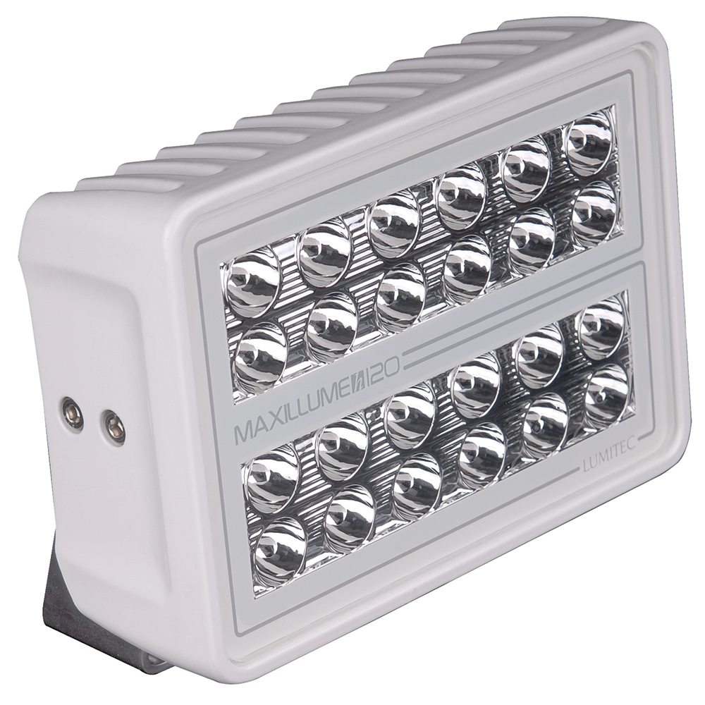 Lumitec Maxillume h120 - Trunnion Mount Flood Light - White Housing - White Dimming Lumitec Maxillume h120 - Trunnion Mount Flood Light - White Housing - White Dimming - Imagen 1