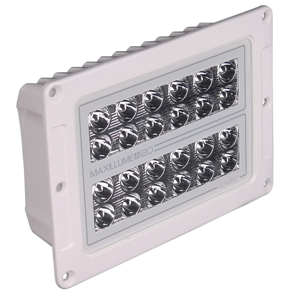 Lumitec Maxillume h120 - Flush Mount Flood Light - White Housing - White Dimming Lumitec Maxillume h120 - Flush Mount Flood Light - White Housing - White Dimming - Imagen 1