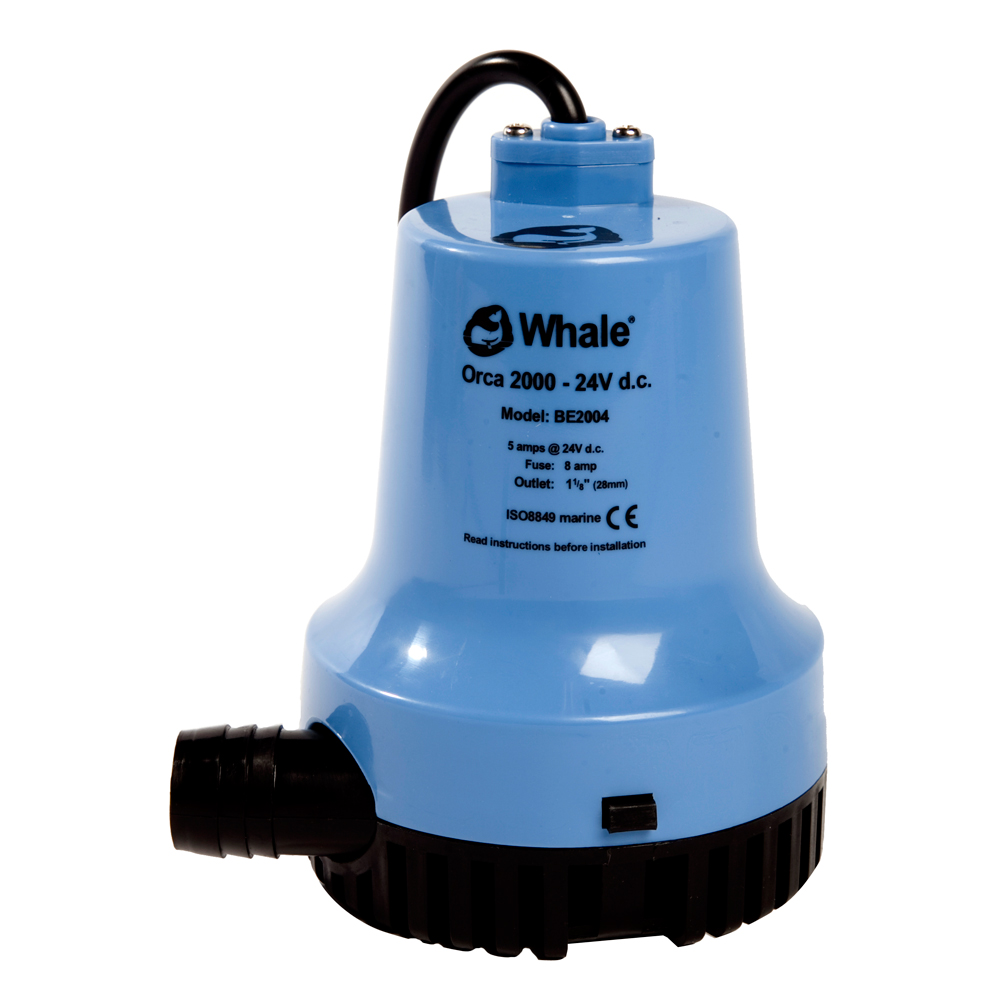 Whale Orca 2000 GPH Submersible Bilge Pump 12V Whale Orca 2000 GPH Submersible Bilge Pump 12V - Imagen 1