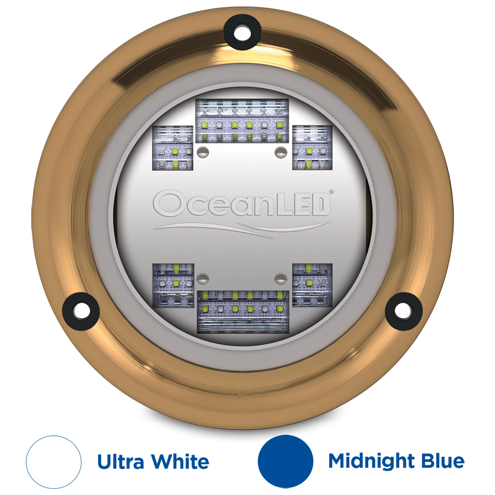 OceanLED Sport S3124s Underwater LED Light - Ultra White/Midnight Blue OceanLED Sport S3124s Underwater LED Light - Ultra White/Midnight Blue - Imagen 1