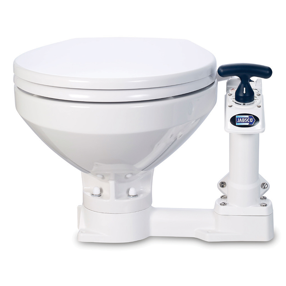 Jabsco Manual Marine Toilet - Compact Bowl Jabsco Manual Marine Toilet - Compact Bowl - Imagen 1