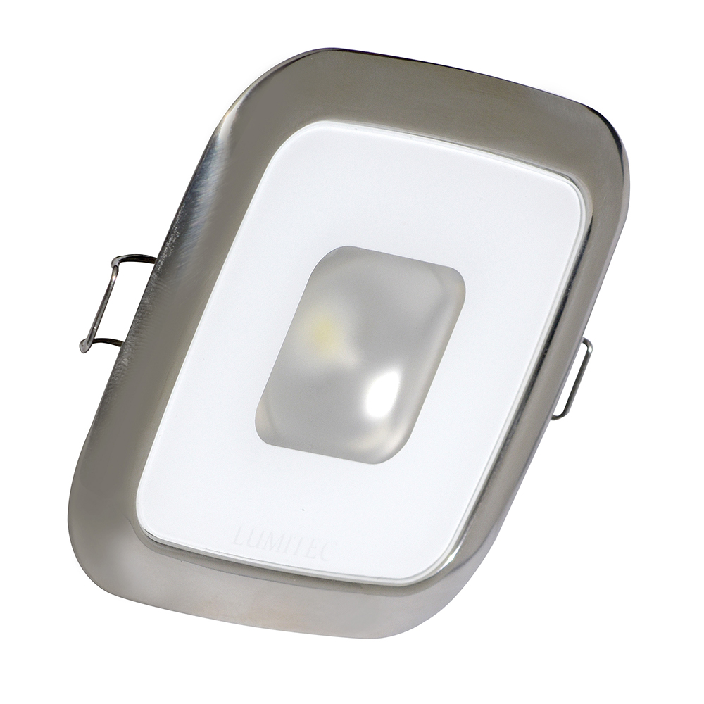 Lumitec Square Mirage Down Light - Warm White Dimming - Hi-CRI - Polished Bezel Lumitec Square Mirage Down Light - Warm White Dimming - Hi-CRI - Polished Bezel - Imagen 1