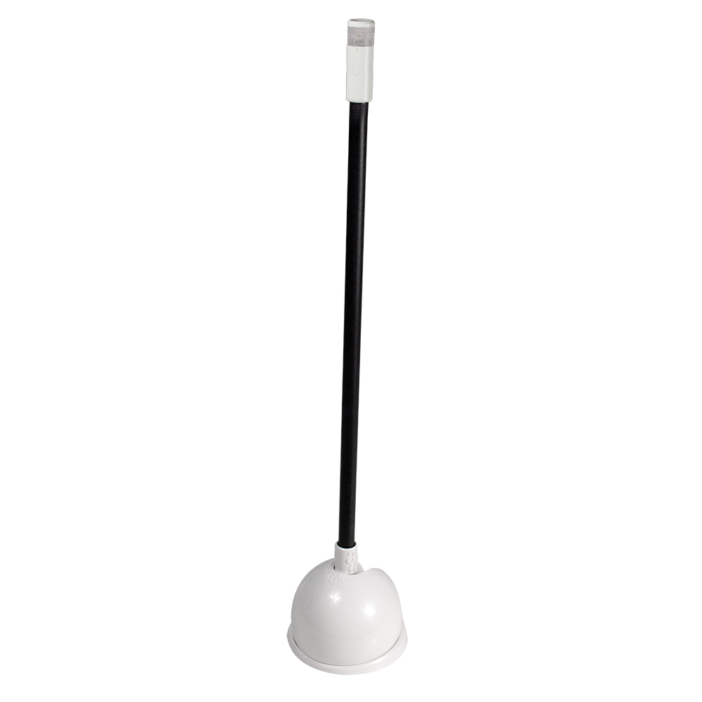 Lumitec Contour Anchor Light - 12" - Black Shaft White Base Lumitec Contour Anchor Light - 12" - Black Shaft White Base - Imagen 1