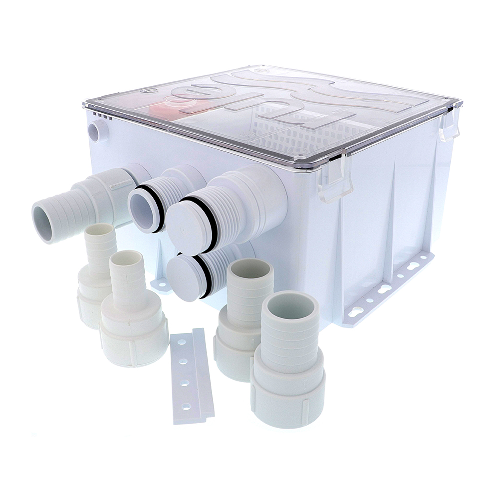 Rule Shower Drain Box w/1100 GPH Pump - 24V Rule Shower Drain Box w/1100 GPH Pump - 24V - Imagen 1