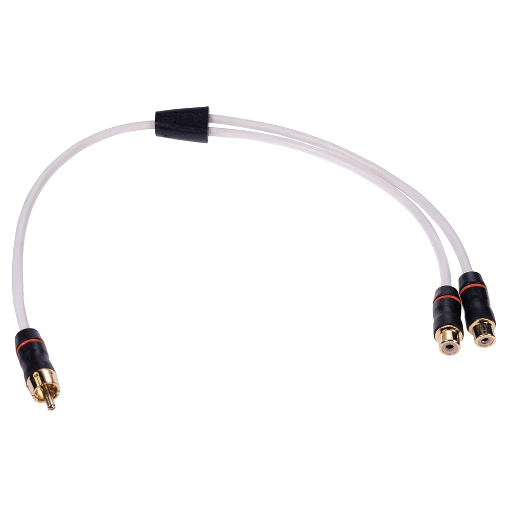 Fusion Performance RCA Cable Splitter - 1 Male to 2 Female - .9' Fusion Performance RCA Cable Splitter - 1 Male to 2 Female - .9' - Imagen 1