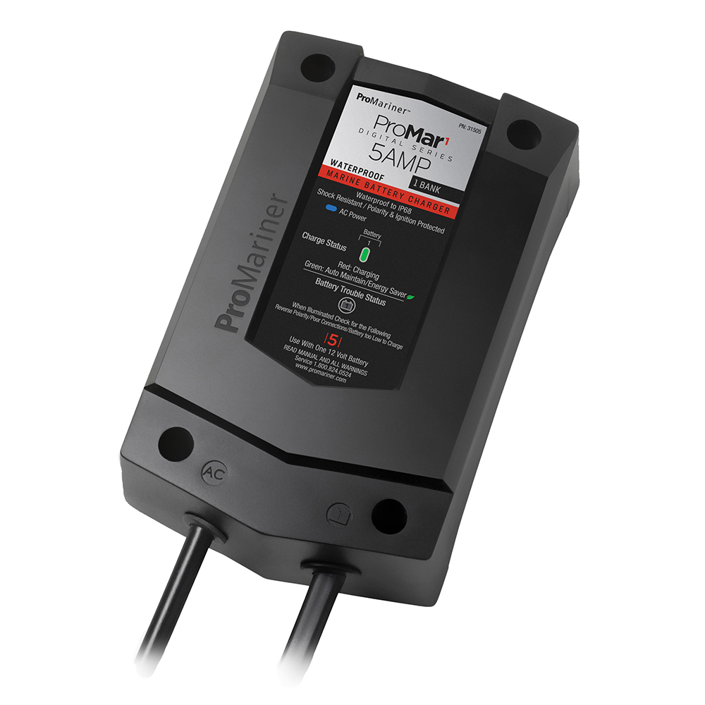 ProMariner ProMar1 DS Digital - 5 Amp - 1 Bank Charger ProMariner ProMar1 DS Digital - 5 Amp - 1 Bank Charger - Imagen 1