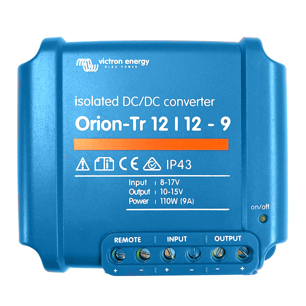 Victron Orion-TR DC-DC Converter - 12 VDC to 12 VDC - 9AMP Isolated Victron Orion-TR DC-DC Converter - 12 VDC to 12 VDC - 9AMP Isolated - Imagen 1