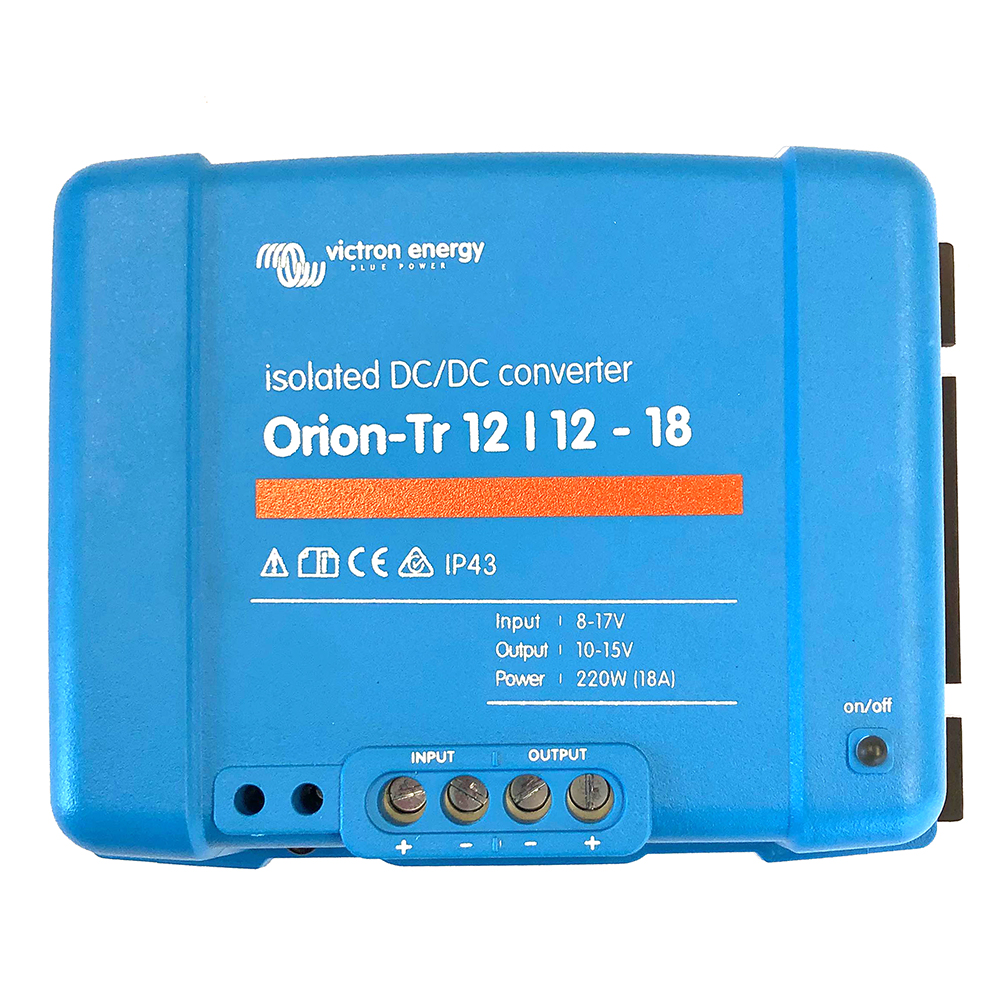 Victron Orion-TR DC-DC Converter - 12 VDC to 12 VDC - 18AMP Isolated Victron Orion-TR DC-DC Converter - 12 VDC to 12 VDC - 18AMP Isolated - Imagen 1
