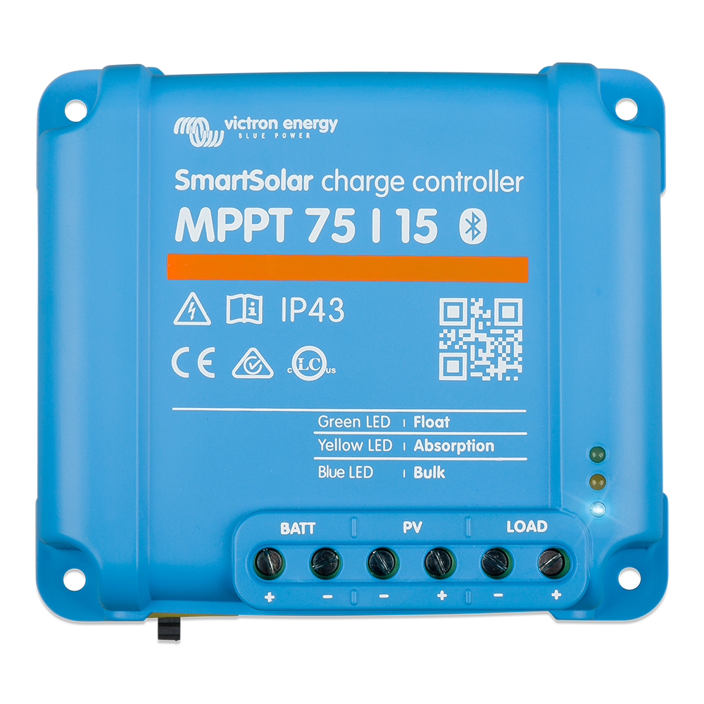 Victron SmartSolar MPPT Charge Controller - 75V - 15AMP Victron SmartSolar MPPT Charge Controller - 75V - 15AMP - Imagen 1