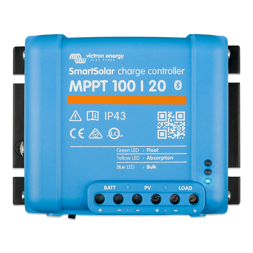 Victron SmartSolar MPPT 100/20 - Up to 48 VDC Victron SmartSolar MPPT 100/20 - Up to 48 VDC - Imagen 1