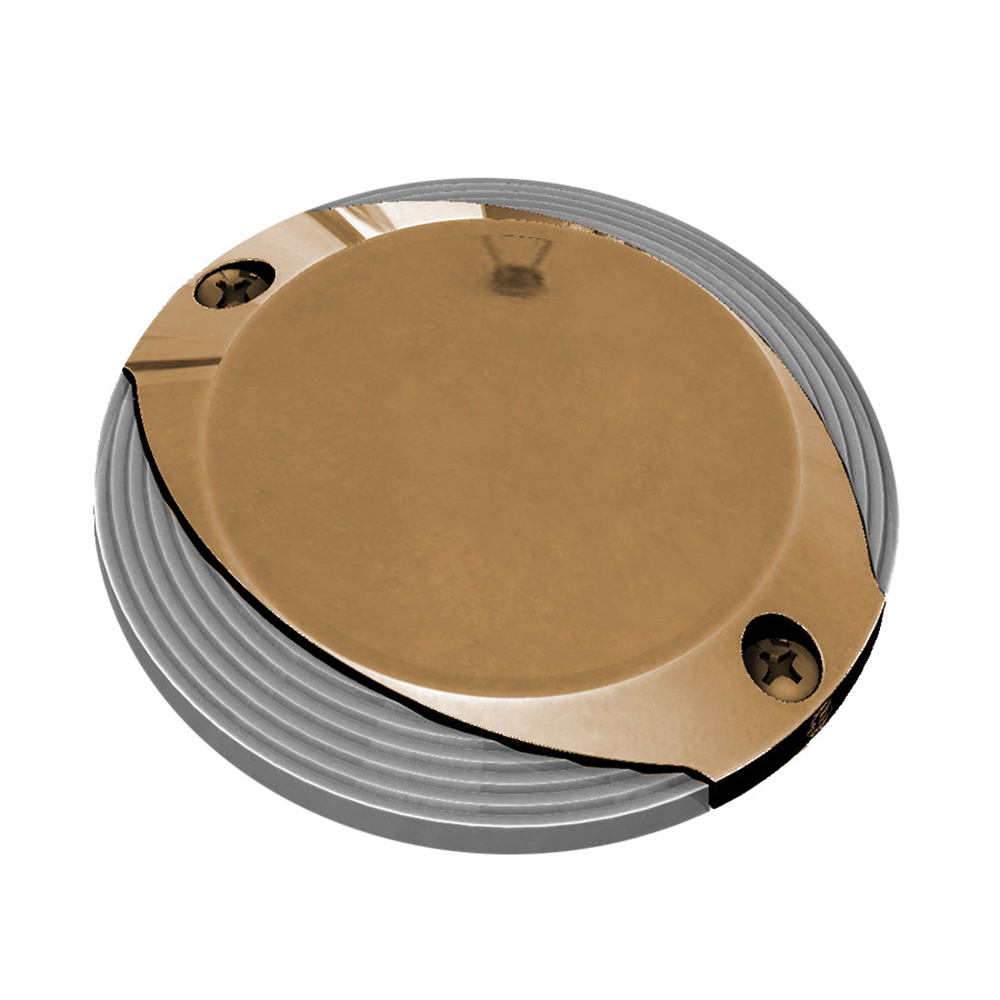 Lumitec Scallop Surface Mount Pathway Light - Spectrum RGBW/Warm White - Bronze Finish Lumitec Scallop Surface Mount Pathway Light - Spectrum RGBW/Warm White - Bronze Finish - Imagen 1