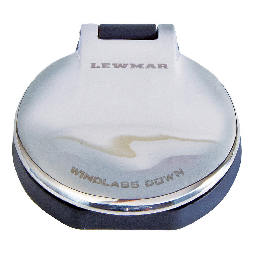 Lewmar Deck Foot Switch - Windlass Down - Stainless Steel Lewmar Deck Foot Switch - Windlass Down - Stainless Steel - Imagen 1