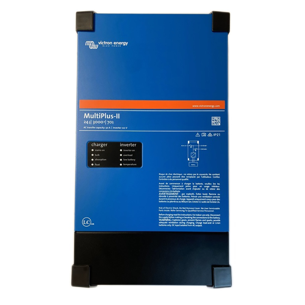 Victron MultiPlus-II 24/3000 - 70-50 - 120V - UL Approved Victron MultiPlus-II 24/3000 - 70-50 - 120V - UL Approved - Imagen 1