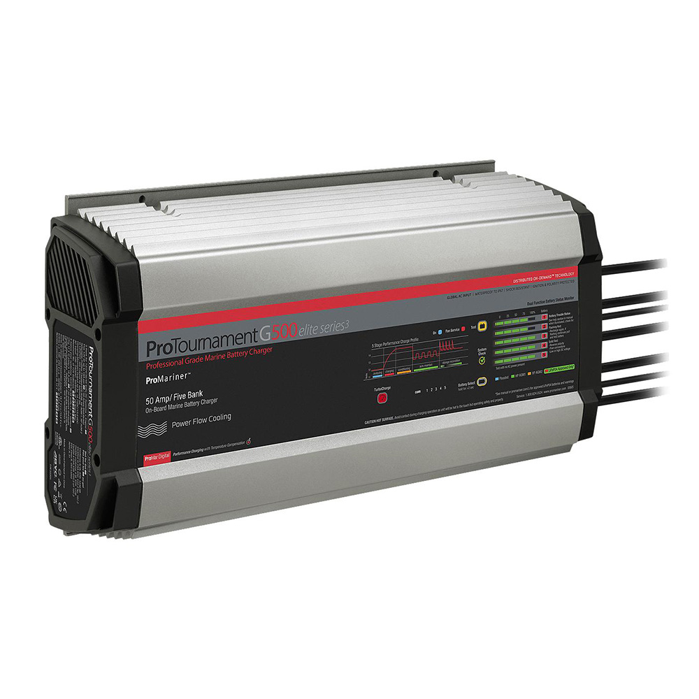 ProMariner ProTournamentelite 500 Battery Charger - 5 Bank - Global/CZone ProMariner ProTournamentelite 500 Battery Charger - 5 Bank - Global/CZone - Imagen 1