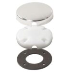BLUE SEA CableClam Side Entry SS Cover PreDrilled
