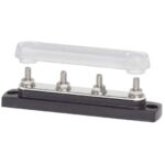 BLUE SEA BusBar 4 x 1/4in-20 Common Bus w/cvr