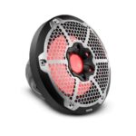 DS18 10" Marine Subwoofer With LED RGB Lights 300 Watts Rms SVC 4-Ohm -Black| NXL-10SUB/WH