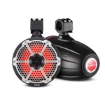 DS18 NXL 8" Neodymium Marine and Powersports Towers with Built-in Passive Radiator - Black