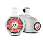 DS18 NXL 8" Neodymium Marine and Powersports Towers with Built-in Passive Radiator - White