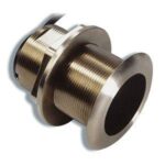 Garmin B60 Bronze THRU-HULL LOW Profile AT 12 Degree TILT FOR 8 TO 15 Degree Deadrise, W/TEMP, 8-PIN